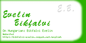 evelin bikfalvi business card